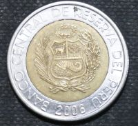 Лот: 10961725. Фото: 2. Экзотика с рубля (10795) Перу. Монеты