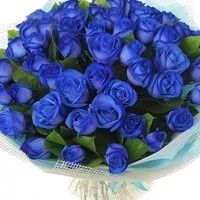 Лот: 4508713. Фото: 3. Синие розы, большой бутон в Красноярске... Сувениры, подарки