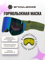 Лот: 25883606. Фото: 2. Маска горнолыжная - сноубордическая... Сноубординг