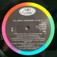 Лот: 20972691. Фото: 3. LP ● ALL ABOUT POPS BEST 10... Красноярск