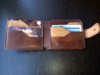 Лот: 13938822. Фото: 5. Портмоне из натуральной кожи(ручная...