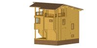 Лот: 9653306. Фото: 4. Проект коттеджа 3 этажа, 230 м2... Красноярск