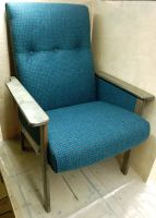 Лот: 22162877. Фото: 2. Кресло в "клетку". Румыния. Мягкая мебель