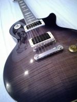 Лот: 4478847. Фото: 2. epiphone les paul standart blue. Музыкальные инструменты