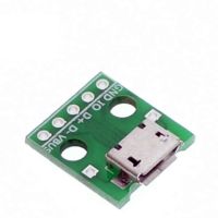 Лот: 12366050. Фото: 2. Плата с гнездом microUSB на DIP... Радиодетали  (электронные компоненты)