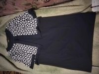 Лот: 24993536. Фото: 4. Бело-синее платье (размер 54-56... Красноярск