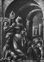 Лот: 12257999. Фото: 2. Чеканка "Витязь в тигровой шкуре... Антиквариат