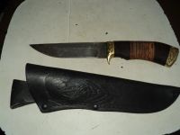 Лот: 7016899. Фото: 2. Нож Лань из дамасской стали. Охота