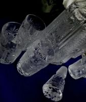 Лот: 18381525. Фото: 5. Винтаж: Штоф+6 стопок. Хрусталь...