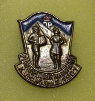 Лот: 8708746. Фото: 2. Знак "Пионерлагерь им. Хо Ши Мина... Значки, медали, жетоны