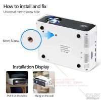 Лот: 15683328. Фото: 6. Новый проектор AUN HD 1280*720...