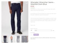 Лот: 22837409. Фото: 6. Мужские прямые джинсы Wrangler...