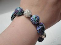 Лот: 367072. Фото: 3. Изделия из полимерной глины,браслет... Красноярск