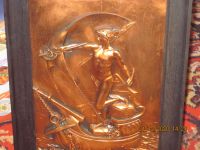 Лот: 17035203. Фото: 2. Барельеф из меди. Меркурий. Предметы интерьера