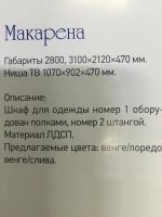 Лот: 7781145. Фото: 5. Стенка "Макарена"