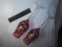 Лот: 24385503. Фото: 3. пара фужеров цветное стекло с... Красноярск