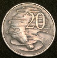 Лот: 16295551. Фото: 2. 20 центов 1975 года. Австралия... Монеты