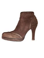 Лот: 18225618. Фото: 2. Замшевые ботинки коричневые. Женская обувь