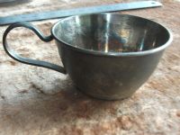 Лот: 9817567. Фото: 2. Кружка чашка кофейная металл серебрение... Посуда, кухонная утварь