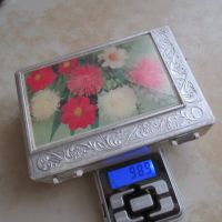 Лот: 21096488. Фото: 4. Шкатулка 9,5х13,8х3,5 см с декором...