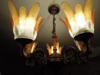 Лот: 4565488. Фото: 5. хорошая красивая рабочая люстра...