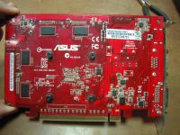 Лот: 9069714. Фото: 3. Видеокарта PCI-E Asus HD6670 1gb... Компьютеры, оргтехника, канцтовары