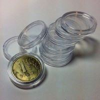 Лот: 10253481. Фото: 2. Капсула для хранения монет диаметром... Монеты