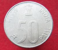 Лот: 15296917. Фото: 2. Индия 50 пайс, 2001г. Монеты