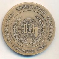 Лот: 25335682. Фото: 2. Медаль 2005 IWF Международная... Значки, медали, жетоны