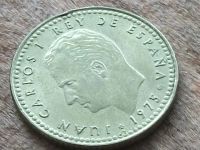 Лот: 10924351. Фото: 2. Монета 1 песета одна Испания 1975... Монеты