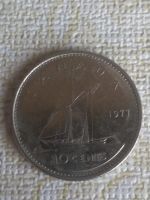 Лот: 18879084. Фото: 2. Канада 10 центов 1977. Монеты