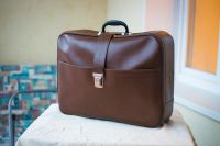 Лот: 14467914. Фото: 3. Ретро Чемодан из натуральной кожи. Коллекционирование, моделизм