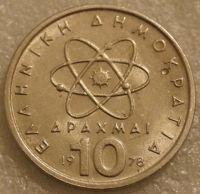 Лот: 7776704. Фото: 2. 10 драхм 1978 Греция. Монеты