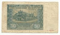 Лот: 9149149. Фото: 2. Польша. 50 злотых. 1941 г. Банкноты