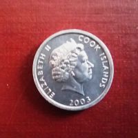 Лот: 18597250. Фото: 2. Кука острова 1 цент 2003 Собака. Монеты
