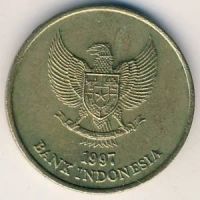 Лот: 9656336. Фото: 2. Индонезия 500 рупий 1997 год... Монеты