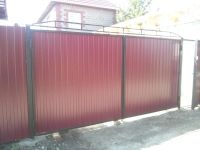 Лот: 9217638. Фото: 16. Забор, Забор из профлиста, Установка...