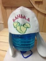 Лот: 6450249. Фото: 5. Шапка-ушанка для бани модельная...