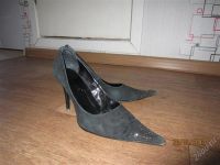 Лот: 2723919. Фото: 2. Туфли замшевые со стразинками. Женская обувь