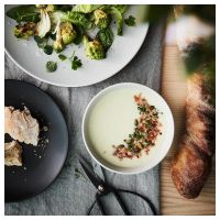 Лот: 13565099. Фото: 2. Сервиз,18 предметов, бежевый. Посуда, кухонная утварь