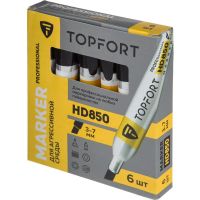 Лот: 25013333. Фото: 3. Маркер перманентный TOPFORT HD850... Компьютеры, оргтехника, канцтовары