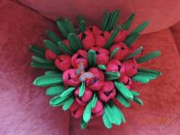 Лот: 2947237. Фото: 2. конфетный букет тюльпаны на день... Цветы, букеты