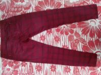 Лот: 5935628. Фото: 2. Красные брюки в клеточку Terranova. Женская одежда