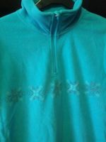 Лот: 5893378. Фото: 2. Кофта флис бирюзовая 50-52. Женская одежда