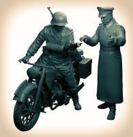 Лот: 10875885. Фото: 2. Сборная модель мотоцикла BMW R-12... Моделизм