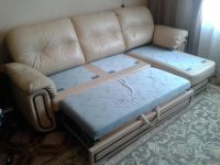 Лот: 9482183. Фото: 2. Диван кожаный. Мягкая мебель