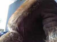 Лот: 1324723. Фото: 3. Стильная женская дубленка(мех... Одежда, обувь, галантерея