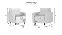 Лот: 24593697. Фото: 4. Кресло Amani PRO с узкими подлокотниками... Красноярск
