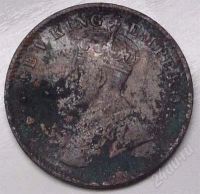 Лот: 857873. Фото: 2. Британская Индия. 1/4 анна 1920г... Монеты
