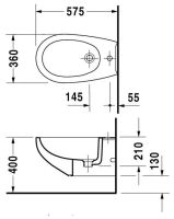 Лот: 12664579. Фото: 2. Биде подвесное Duravit Colomba. Сантехника, водопровод